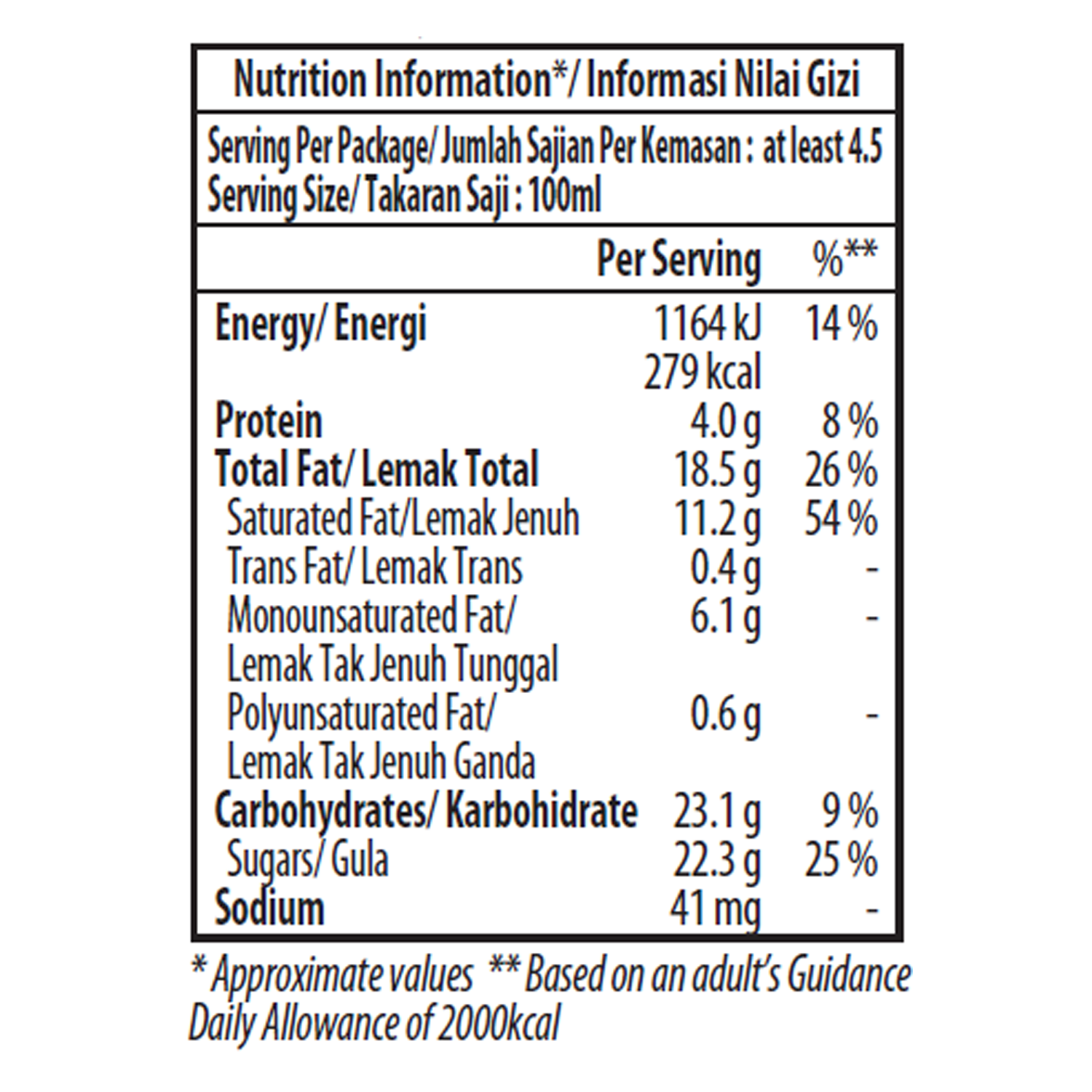 Belgian Chocolate minicup